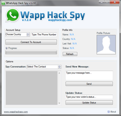 WhatsApp hack spy para epionar  seus contatos do WhatsApp !