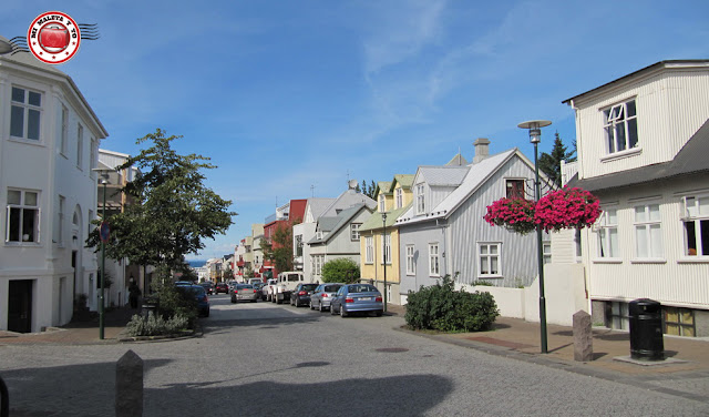 Calle Skólavörðustígur de Reykjavík
