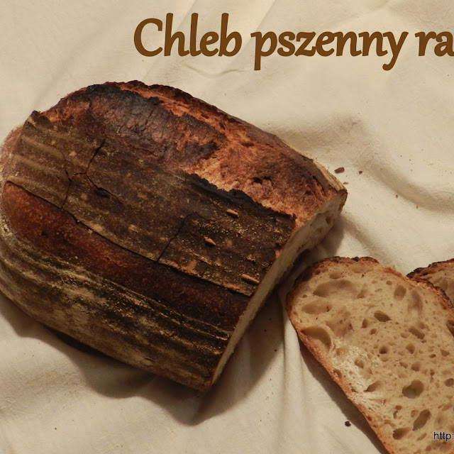 Chleb pszenny razowy na zakwasie Hamelman'a