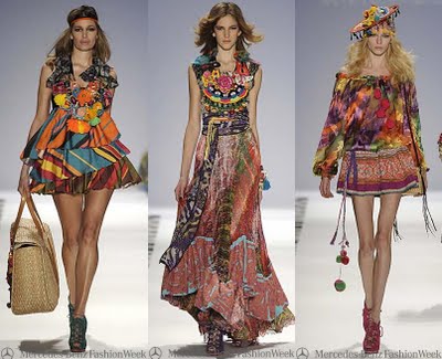 short and long dresses printed with large bag hat