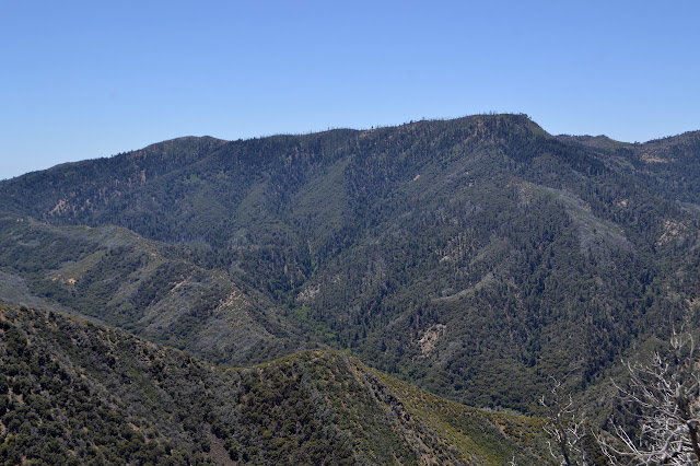 large mountains across the canyon