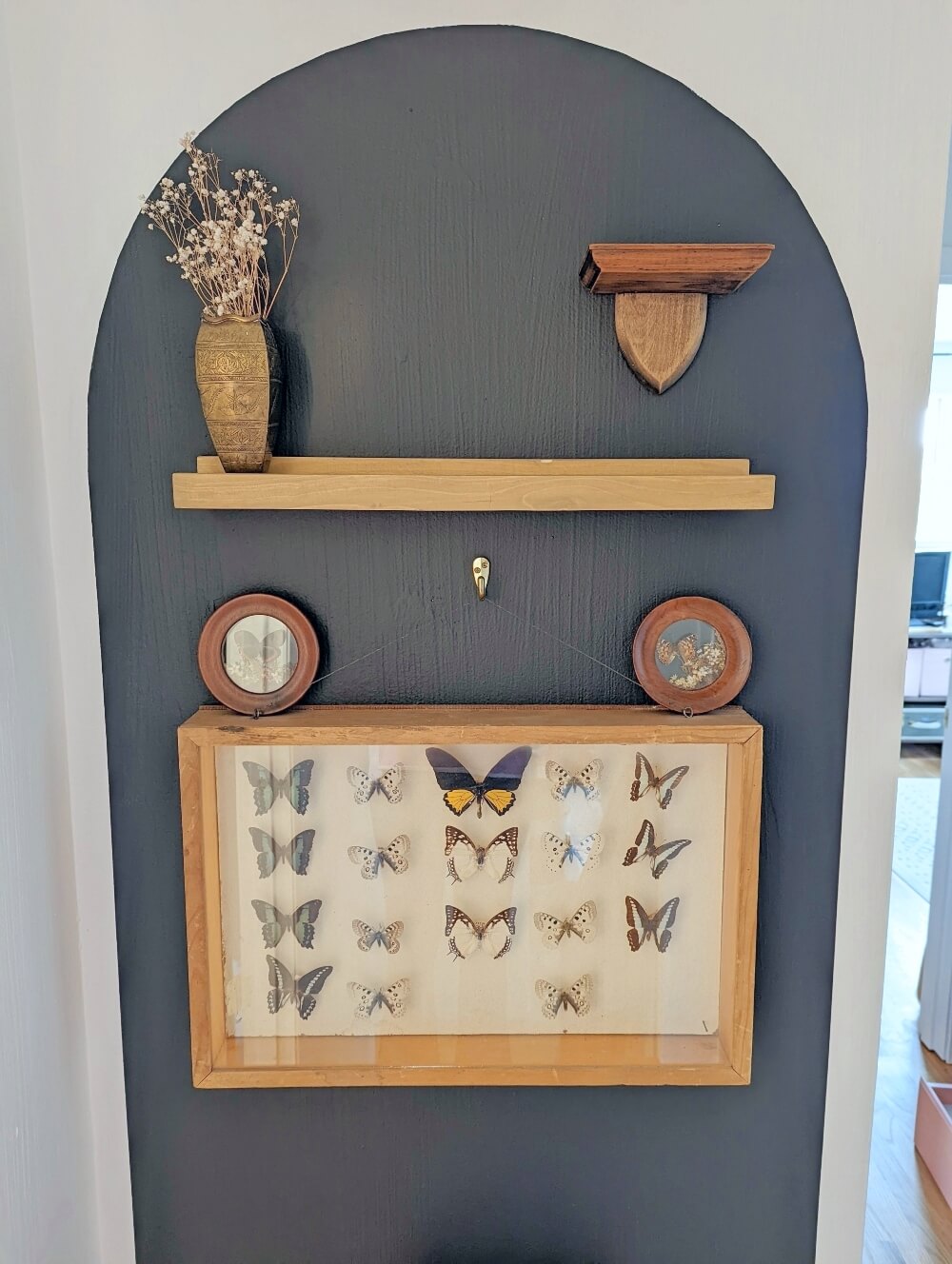 Arched Butterfly Gallery Wall