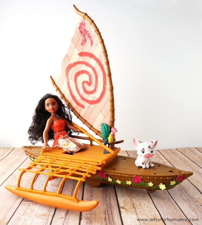 Disney Moana Starlight Canoe and Friends set from Hasbro #PlayLikeHasbro