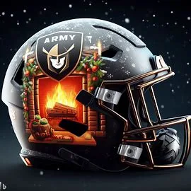 Army Black Knights Christmas Helmets