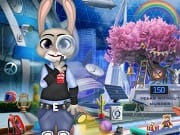    Ayuda a Judy Hopps, nuestro amigo policía conejo a resolver el misterio en este apasionante caso de investigación policial. Encuentra todas las pistas y los diferentes objetos ocultos en el trabajo de detective en este divertido juego nuevo de Investigación Policial de Zootopia. Termina la investigación antes de que se termine el tiempo