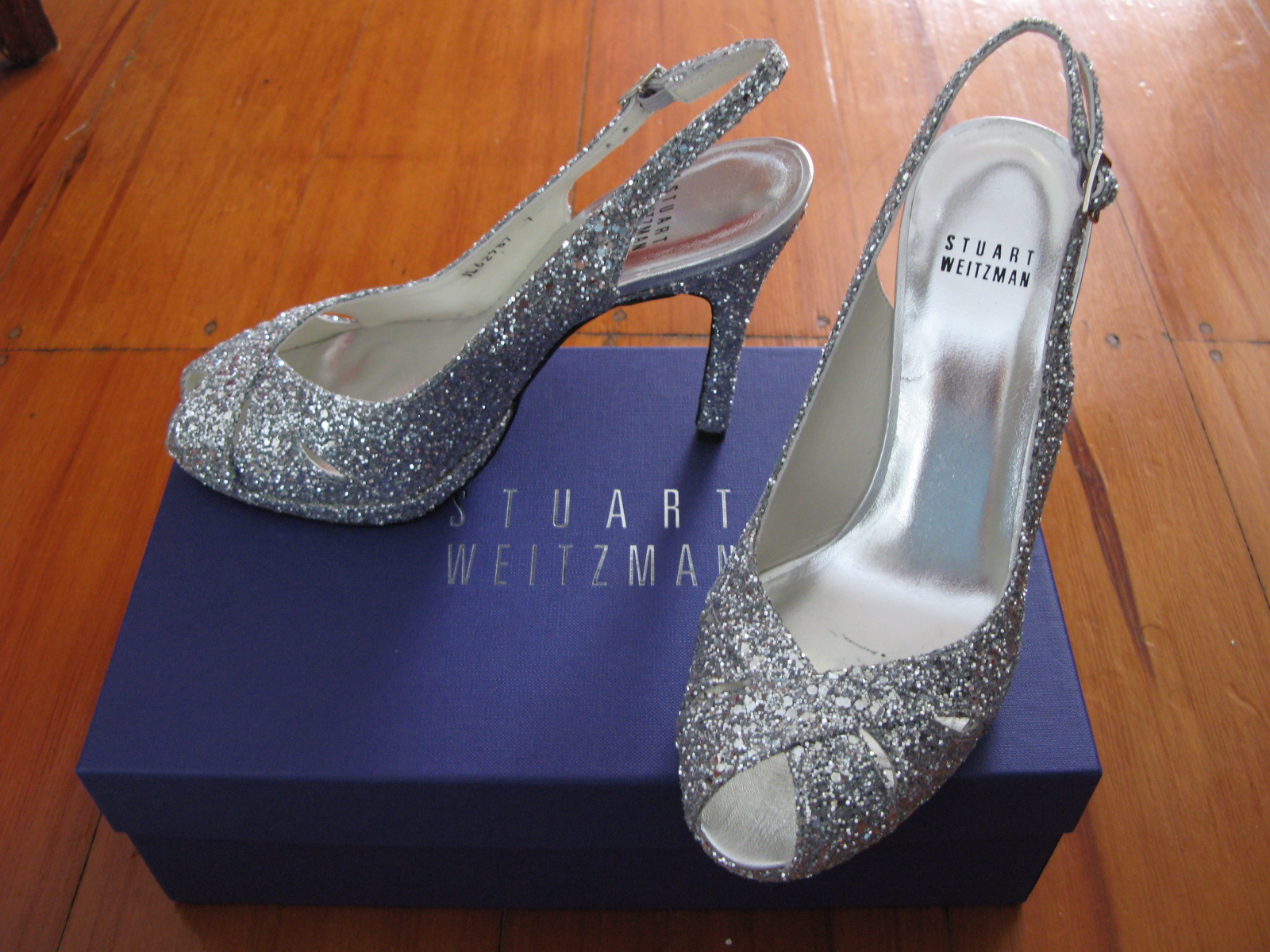 Weitzmans wedding shoes.