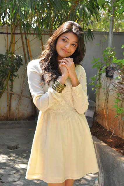 Kajal Agarwal Latest Photos cute White