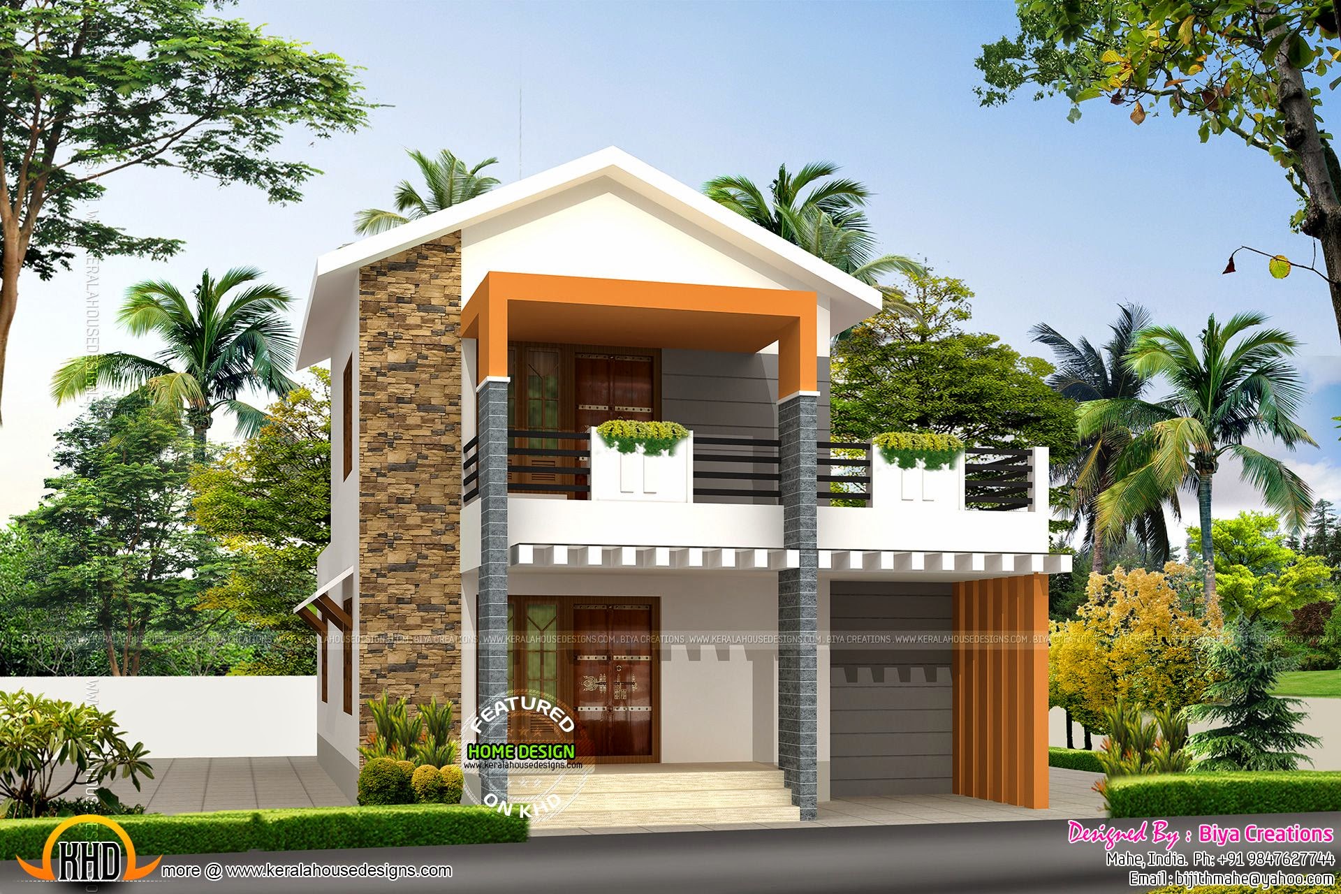 Small double storied house 