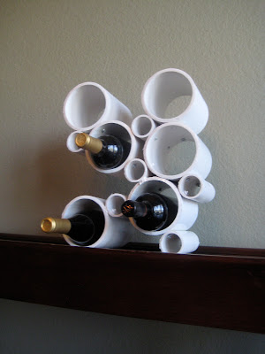 wine rack plans pvc