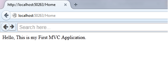 MVC APPLICATION