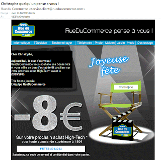 email marketing automatique - bonne fete et gestion de la relation client et prospect