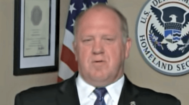 Tom Homan Accuses Acting DHS Sec. McAleenan of 'Resisting' ICE Raids