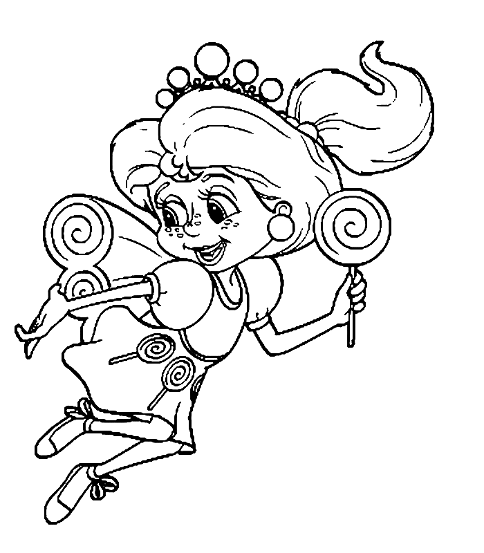 Candyland Coloring Pages Free Printables