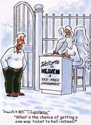 adult cartoon: sex-free heaven