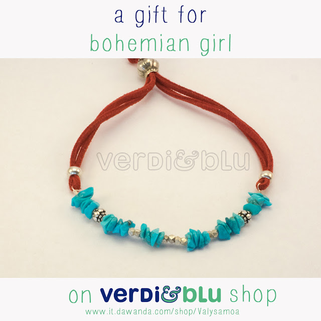 bracelet turquoise gift for boheminan girl