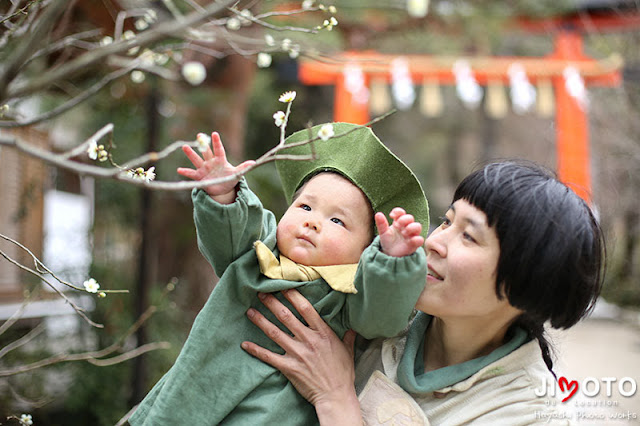 宇治上神社でのお宮参り出張撮影