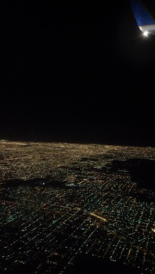 Buenos Aires desde la ventanilla del avion 
