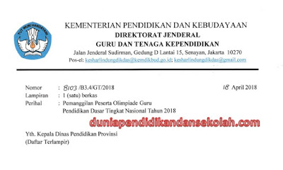 Daftar Nama Juara Olimpiade Guru Nasional (Ogn) Tingkat Provinsi Tahun 2018 Untuk Jenjang Sd Dan Smp Lengkap