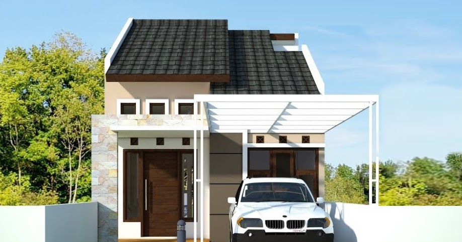 Desain dan Denah Rumah Minimalis Terbaru Ukuran 5 x 12 M 