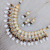 Pearl kundan necklace