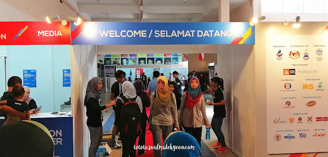 Foyer; Sabah Job & Entrepreneur Fair 2018 @ Kompleks Sukan Kota Kinabalu (Likas)