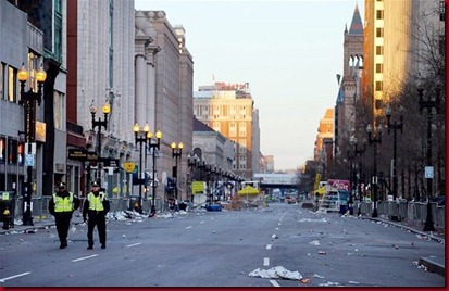 Foto Pasca Ledakan Di Boston Amerika Serikat6