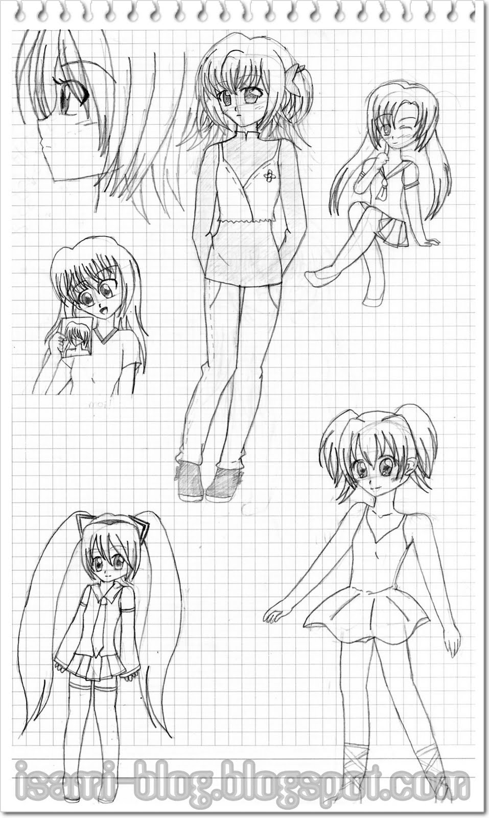 dibujos de chicas