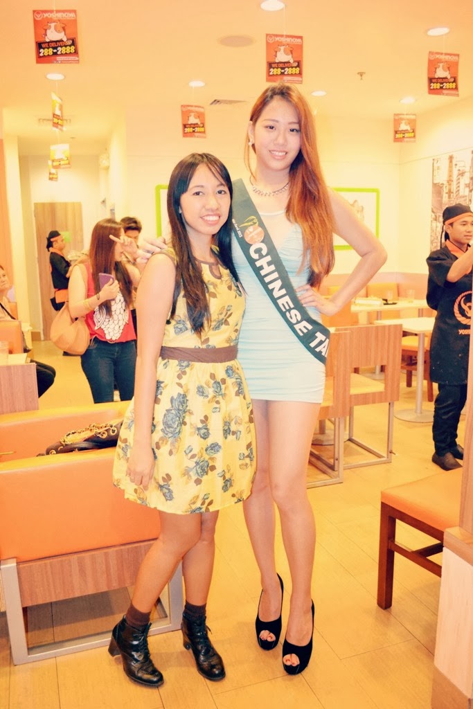 Lunch Party at Yoshinoya with Miss Earth 2013 Candidates