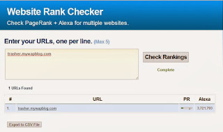 PageRank+Blog+Trasher.mywapblog.com