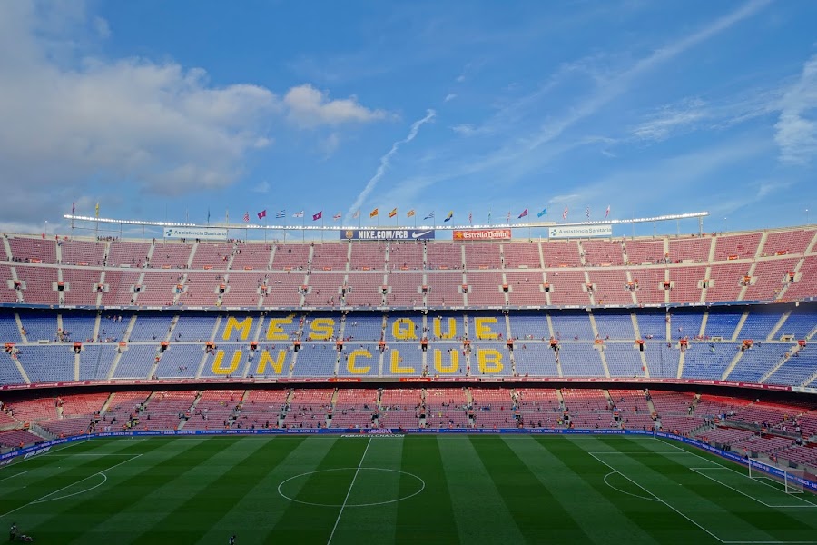 欧州最大のサッカースタジアム カンプ ノウ Camp Nou でバルサの試合観戦 バルセロナ メルセ祭旅行