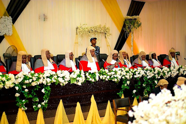 Photos from the special valedictory court session in honour of the late Enugu State Chief Judge