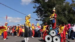 Wabup Lepas Peserta Lomba Drum Band dan Gerak Jalan Indah Di Selayar