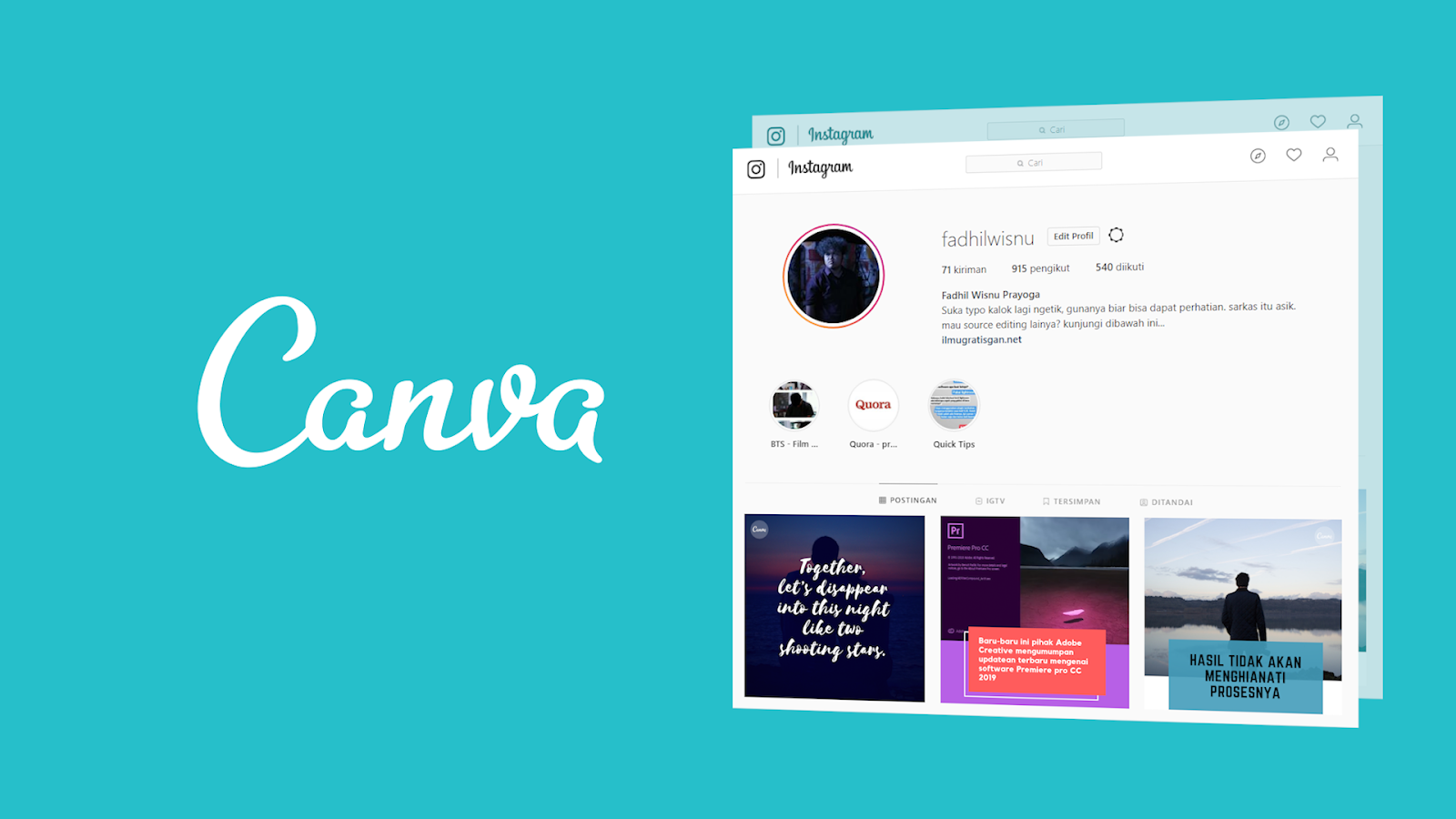 Cara Membuat Caption Instagram Dengan Desain Yang Menarik Bikinkonten