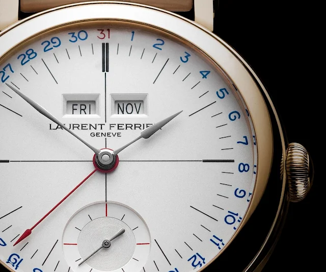 Laurent Ferrier Galet Annual Calendar School Piece Opaline White