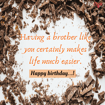 Birthday msg for brother