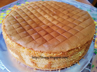 Resepi Kek Span Cheese@Sponge Cheese Cake - TERATAK 