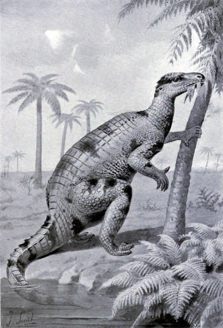 Iguanodon bípedo.