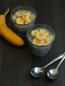 Vegan Chia seeds Banana Pudding