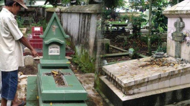 Astaga! Puluhan Makam Umat Kristen Hancur Dirusaki Orang Tak Dikenal