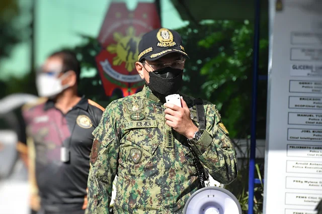 Gen. Guillermo Eleazar visits Batangas City Police Station