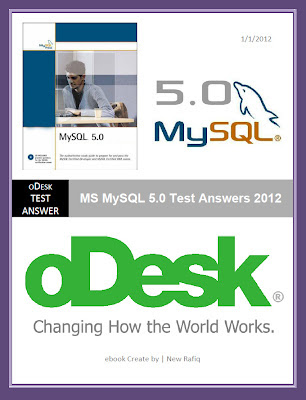 MySQL 5.0 Test Answers