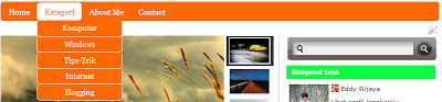 Cara Membuat Dropdown Menu di Blogspot
