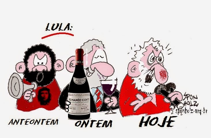 Resultado de imagem para lula derrotado CHARGES