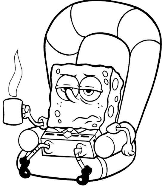 Free Spongebob Coloring Pages Cute Image 