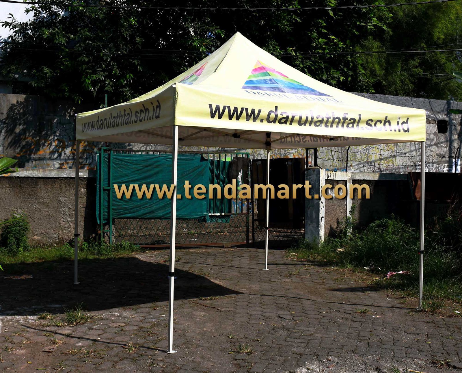 Tenda Lipat 3mx3m Hexa  Steel Darulathfal TENDA PROMOSI