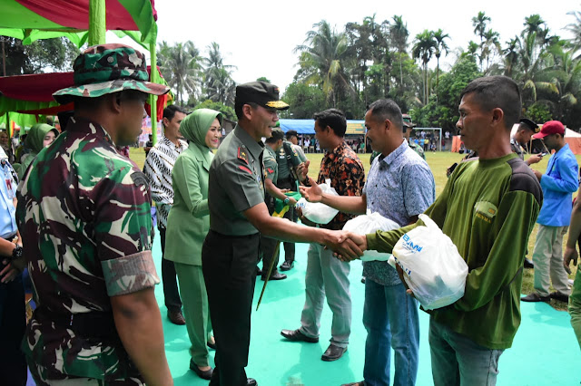  Tutup TMMD 105 Kodim 0313/Kampar, Danrem 031/WB Ucapkan Terima Kasih