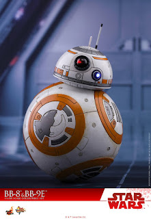 Movie Masterpiece 1/6 BB-8 y BB9E de Star Wars Episode VIII: The Last Jedi - Hot Toys