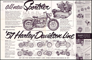 xl sportster 1957 adversiting all new sportster 57 hd line