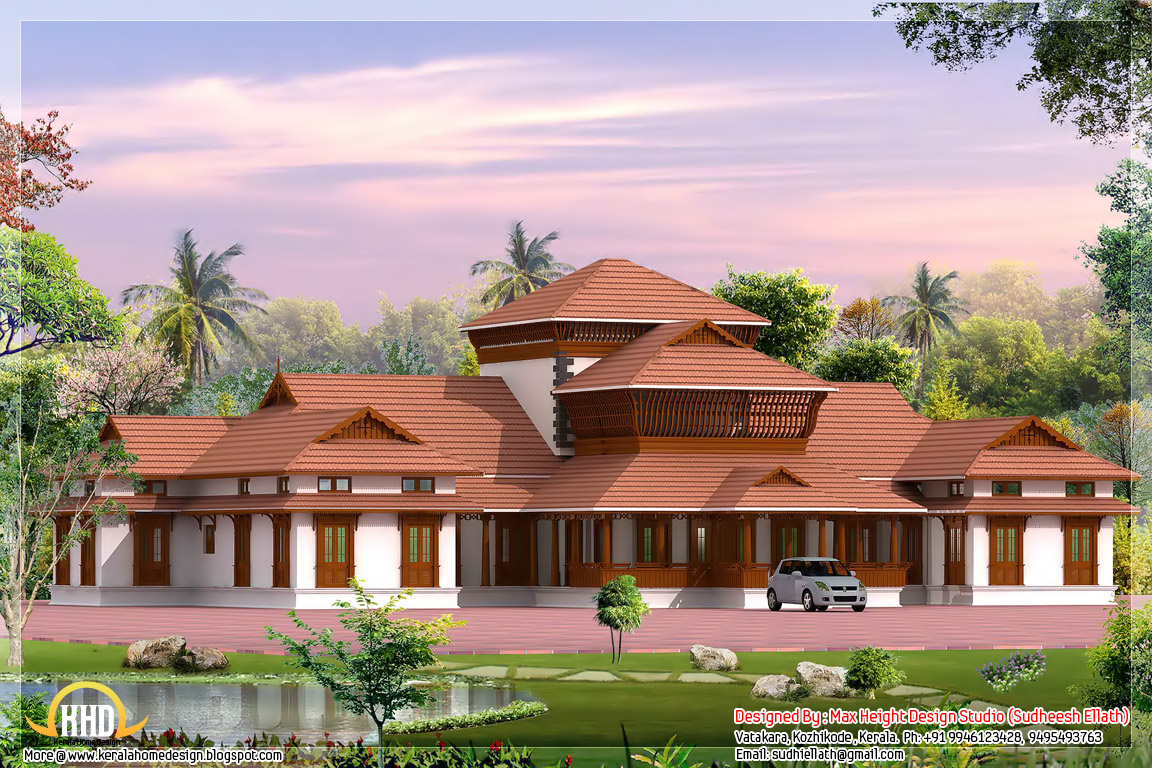 Four India  style  house  designs  Kerala House  Design  Idea