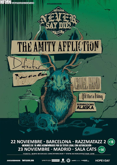 barcelona madrid the amity affliction defeater